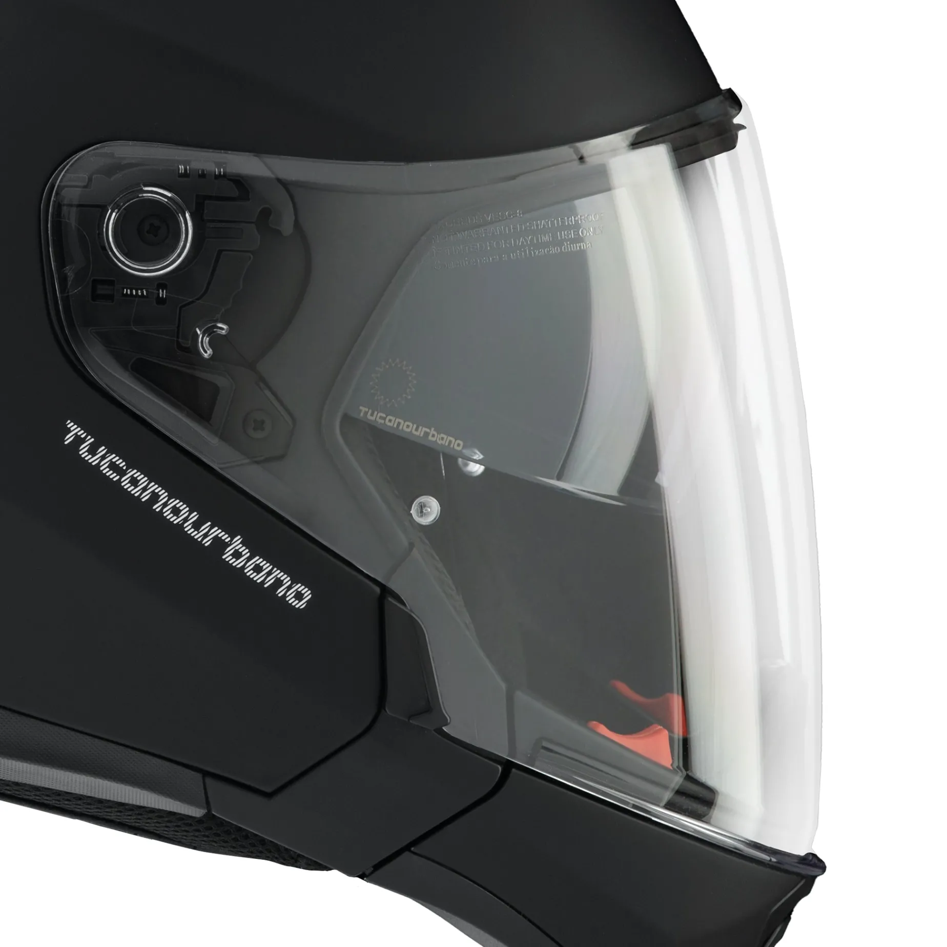 ÉCRAN EXTERNE TRANSPARENT avec STRUCTURE PINLOCK® - CASQUE HYPERLINK
