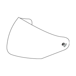 ÉCRAN EXTERNE TRANSPARENT - CASQUE EL'METTIN 6.0