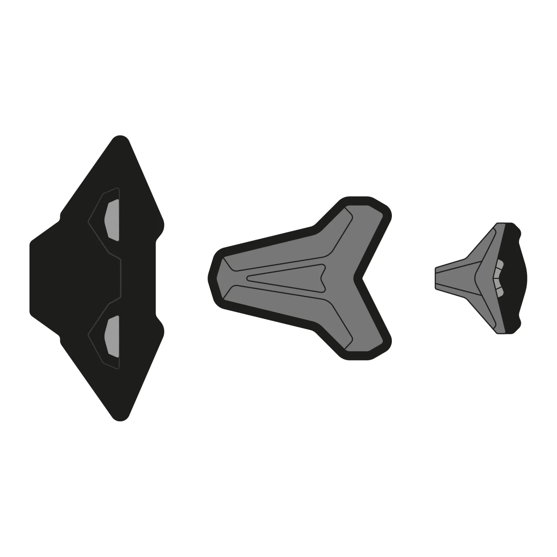KIT 3 BOUCHES D'AÉRATION - CASQUE FASTFLIP